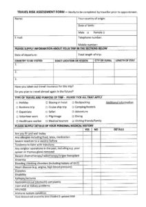 nhs travel expense form